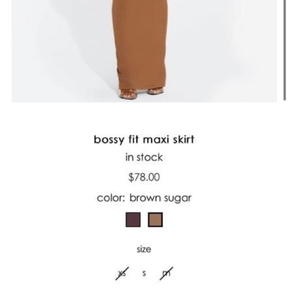 Naked wardrobe bossy fit maxi skirt small - Picture 4 of 4